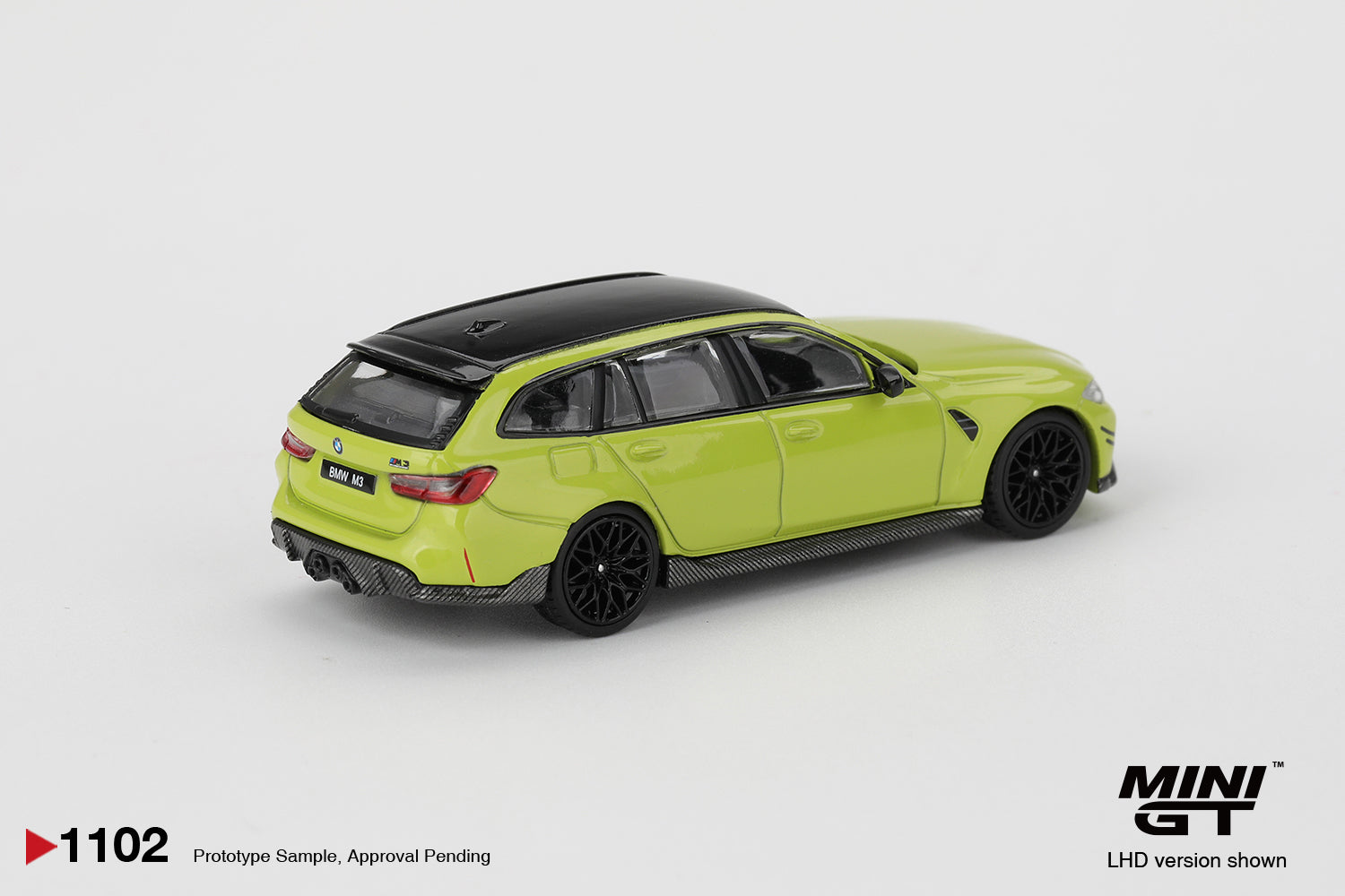 Sắp ra mắt Tháng 04/2026 mô hình xe Mini GT 1:64 BMW M3 M Performance Touring Sao Paulo Yellow MGT01102
