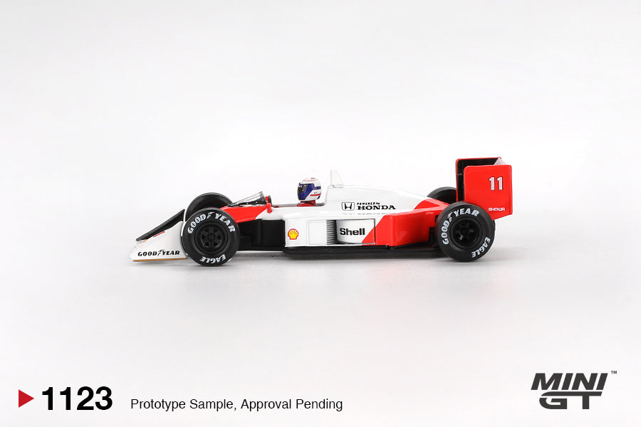 [Mocus Bán lượt mua trước] Sắp ra mắt tháng 11 2025 Mô hình xe Mini GT 1:64 McLaren MP4/4 F1 1988 MGT01123