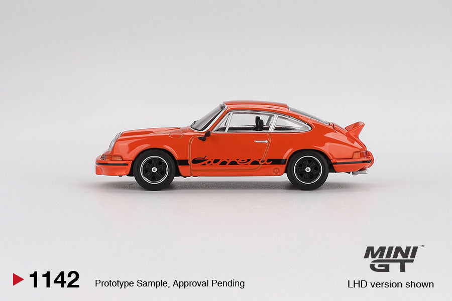 [Mocus Bán lượt mua trước] Sắp ra mắt Tháng 01/2026 mô hình xe Mini GT 1:64 Porsche 911 Carrera RS 2.7 Tangerine with Black Livery 1142
