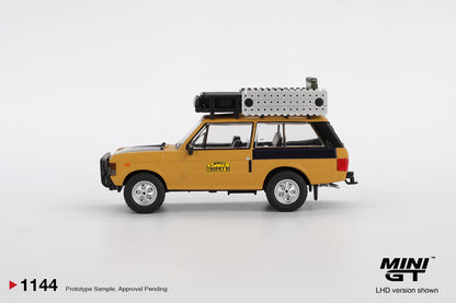 [Mocus Bán lượt mua trước] Sắp ra mắt Quý 01/2026 mô hình xe Mini GT 1:64 Range Rover 1981 Camel Trophy Sumatra C.Swoboda & K.Mentel Winner 1144