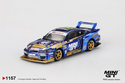 [Mocus Bán lượt mua trước] Sắp ra mắt Tháng 04/2026 mô hình xe Mini GT 1:64 Nissan LB-Super Silhouette S15 SILVIA  #555 Team MINI GT Liberty Walk 2025 Formula Drift 1157