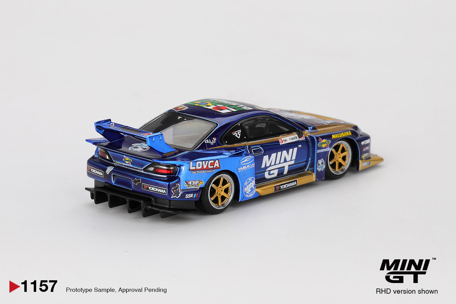 [Mocus Bán lượt mua trước] Sắp ra mắt Tháng 04/2026 mô hình xe Mini GT 1:64 Nissan LB-Super Silhouette S15 SILVIA  #555 Team MINI GT Liberty Walk 2025 Formula Drift 1157