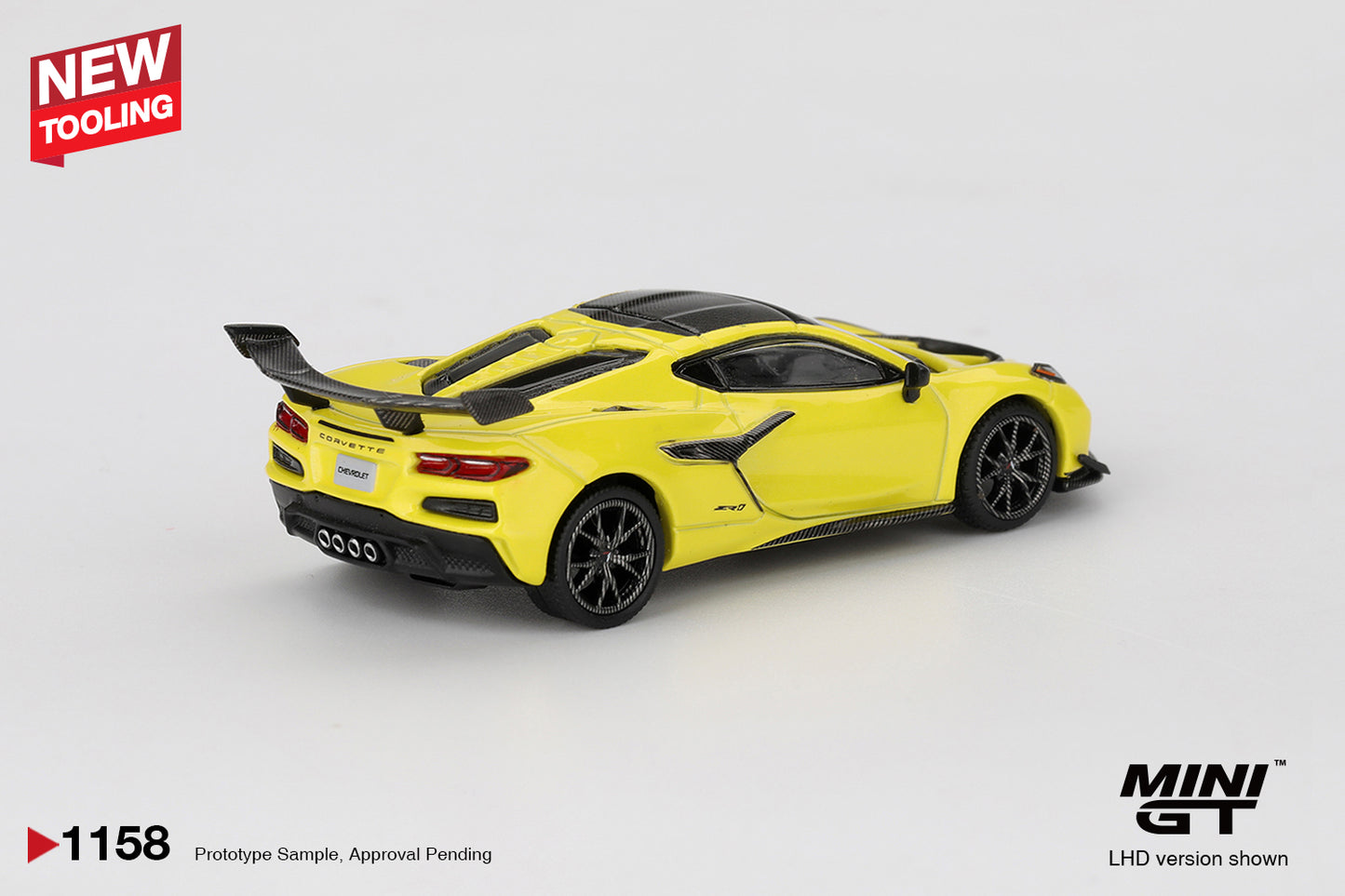 [Mocus Bán lượt mua trước] Sắp ra mắt Tháng 04/2026 mô hình xe Mini GT 1:64 Chevrolet Corvette ZR1  Accelerate Yellow 1158