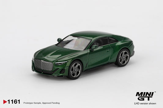 [Mocus Bán lượt mua trước] Sắp ra mắt Tháng 04/2026 mô hình xe Mini GT 1:64 Bentley Batur Scarab Green 1161