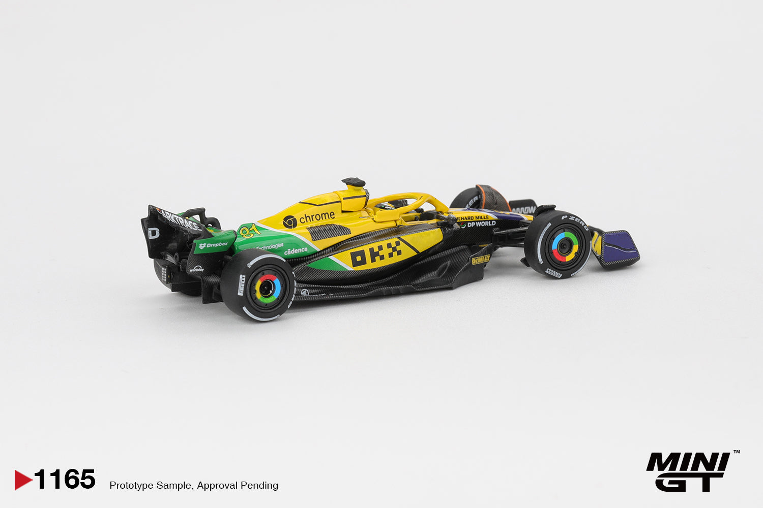 Sắp ra mắt Tháng 05/2026 mô hình xe Mini GT 1:64 McLaren MCL38 #81 Oscar Piastri 2024 F1 Monaco GP MGT01165