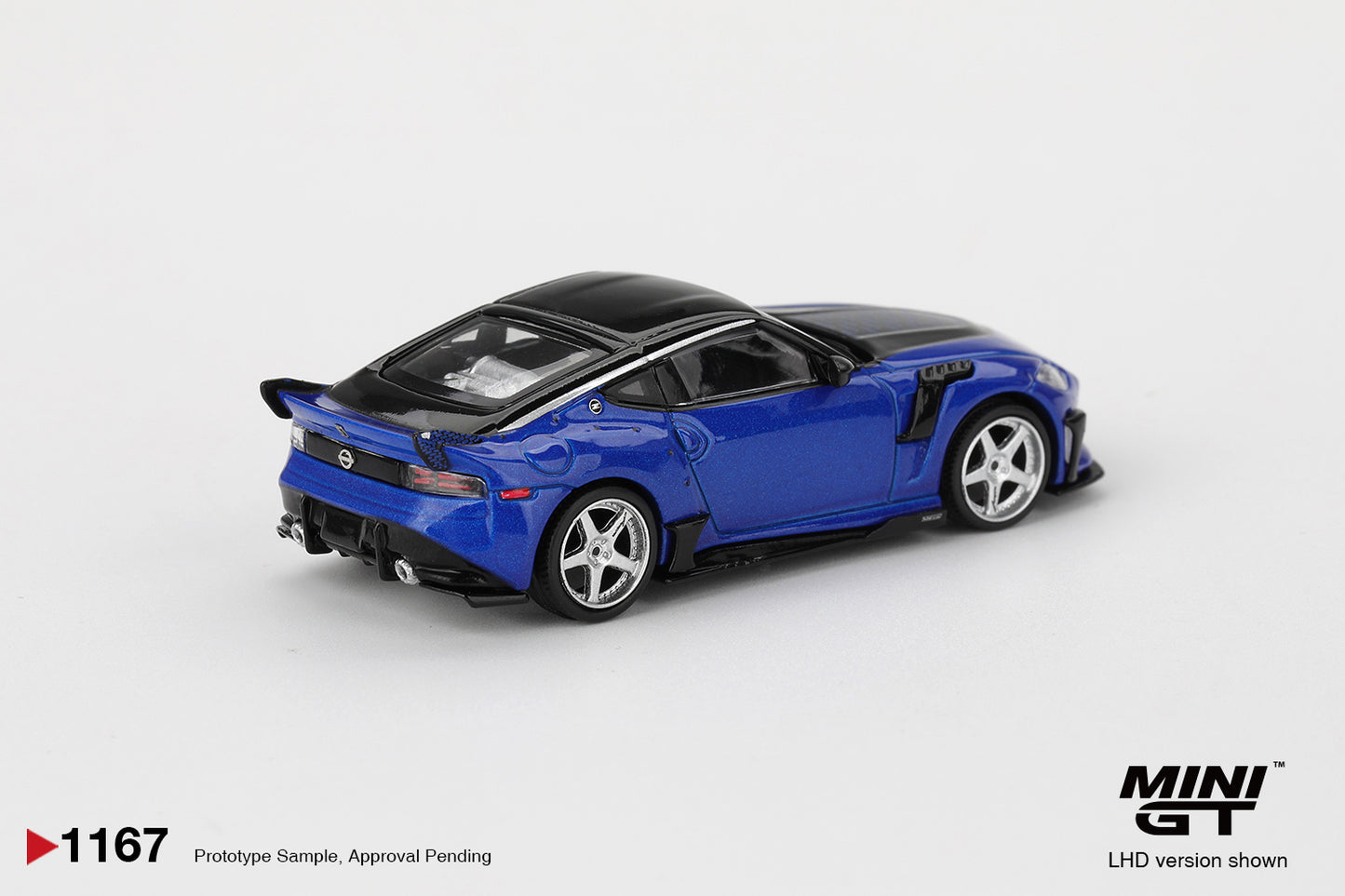 Sắp ra mắt Tháng 03/2026 mô hình xe Mini GT 1:64 Nissan Z VeilSide FFZ400 Seiran Blue MGT01167