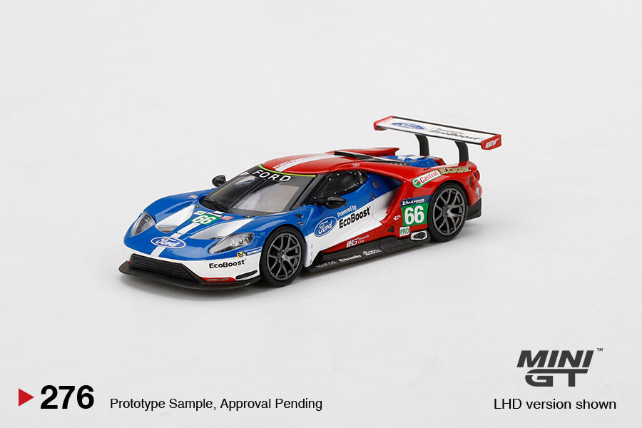 Mô hình xe Mini GT 1:64 Ford GT LMGTE PRO 2016 24 Hrs of Le Mans Ford Chip Ganassi Team 4 Cars Set - MGTS0001