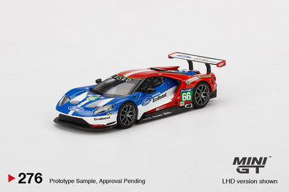 Mô hình xe Mini GT 1:64 Ford GT LMGTE PRO 2016 24 Hrs of Le Mans Ford Chip Ganassi Team 4 Cars Set - MGTS0001