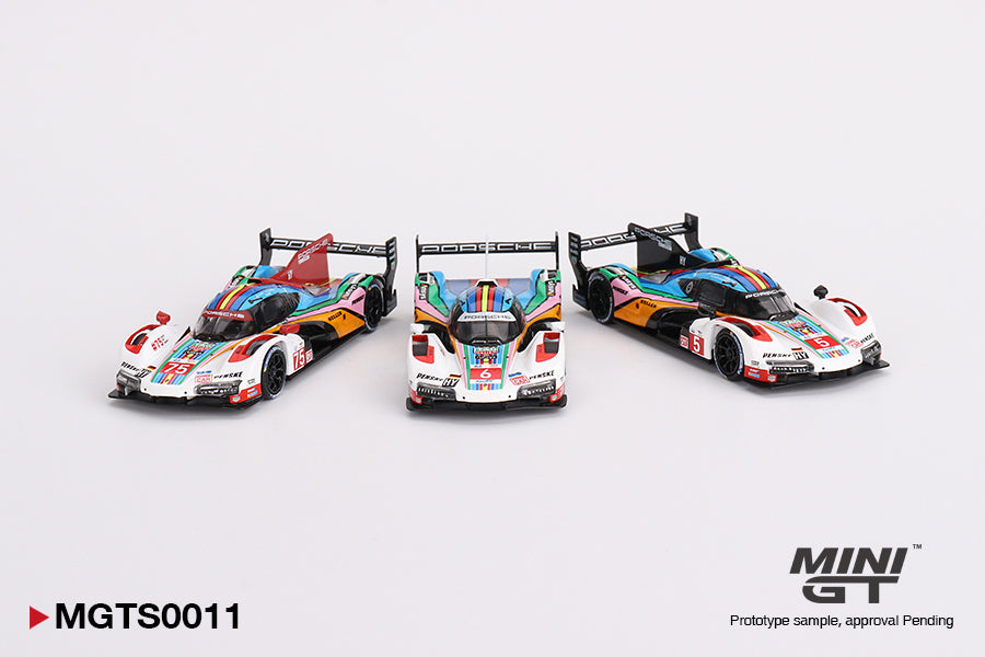 Mô hình xe Mini GT 1:64 Porsche 963 Porsche Penske Motorsport 2023 24 Hrs of Le Mans Limited Edition 3000 Sets - MGTS0011