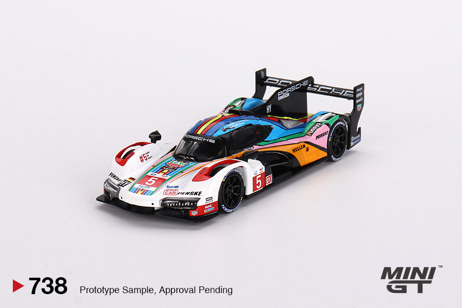 Mô hình xe Mini GT 1:64 Porsche 963 Porsche Penske Motorsport 2023 24 Hrs of Le Mans Limited Edition 3000 Sets - MGTS0011