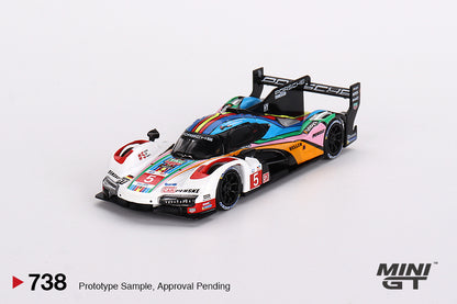 Mô hình xe Mini GT 1:64 Porsche 963 Porsche Penske Motorsport 2023 24 Hrs of Le Mans Limited Edition 3000 Sets - MGTS0011