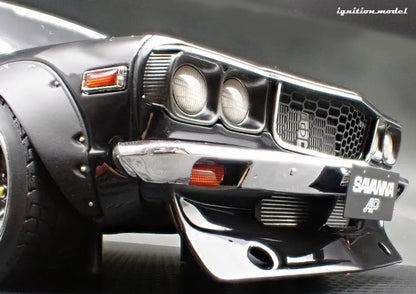 [PRE-SALE Q3/2025] Mô hình xe Ignition Model 1:18 Mazda Savanna (S124A) Semi Works Black - IG3728