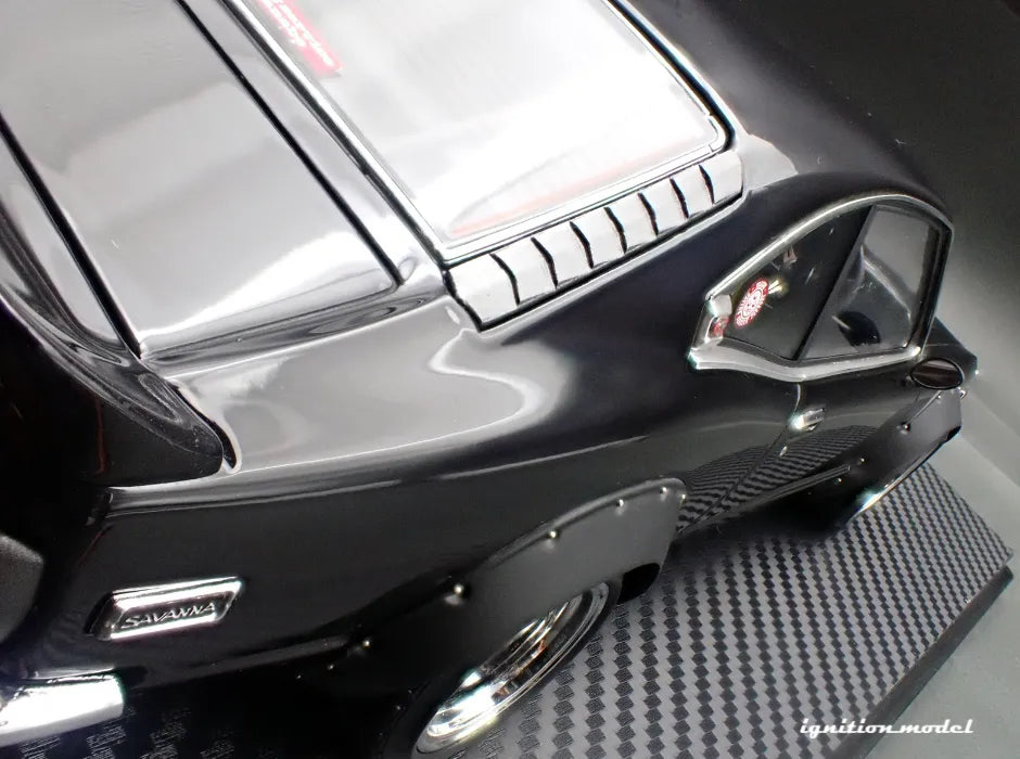 [PRE-SALE Q3/2025] Mô hình xe Ignition Model 1:18 Mazda Savanna (S124A) Semi Works Black - IG3728