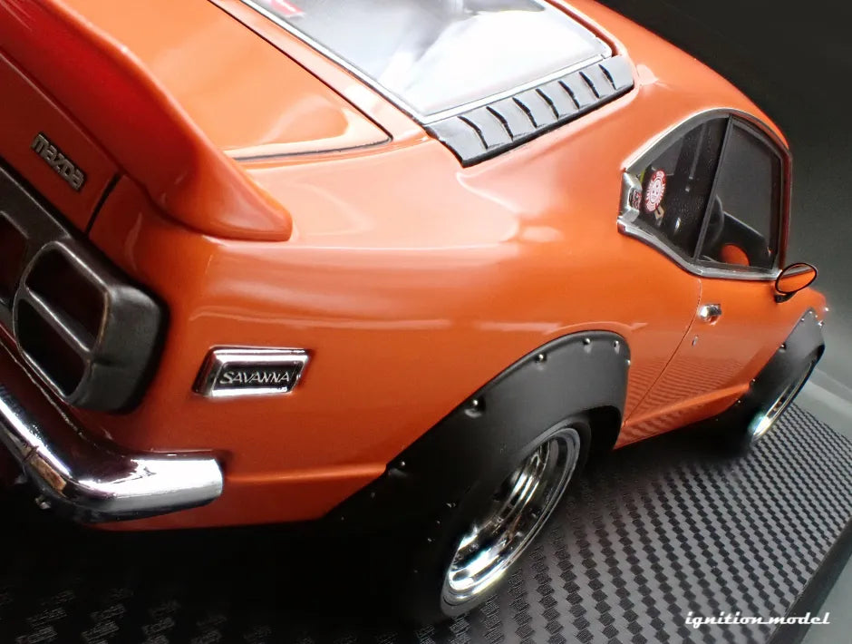 [PRE-SALE Q4/2025] Mô hình xe Ignition Model 1:18 Mazda Savanna (S124A) Semi Works Orange - IG3731