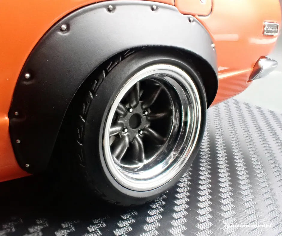 [PRE-SALE Q4/2025] Mô hình xe Ignition Model 1:18 Mazda Savanna (S124A) Semi Works Orange - IG3731