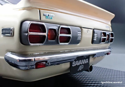 [PRE-SALE Q3/2025] Mô hình xe Ignition Model 1:18 Mazda Savanna (S124A) Semi Works White - IG3730