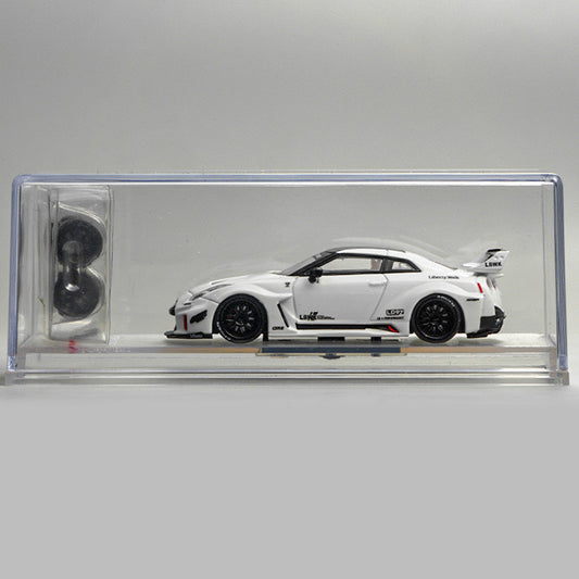 Mô hình xe Cm model Nissan GT-R35RR 1/64 trắng