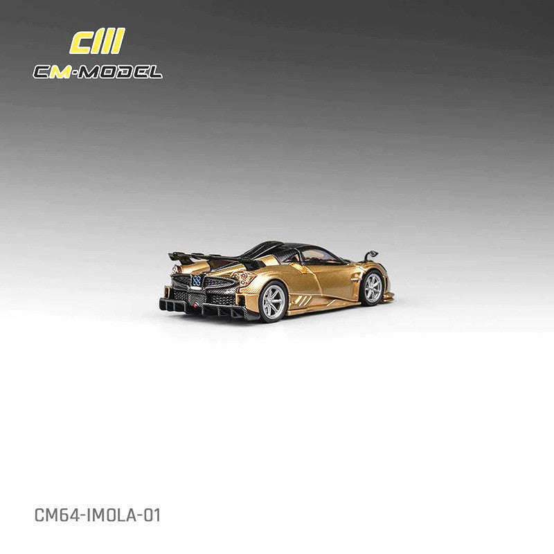 Mô hình xe Cm model Pagani Ira Imola 1/64 Vàng