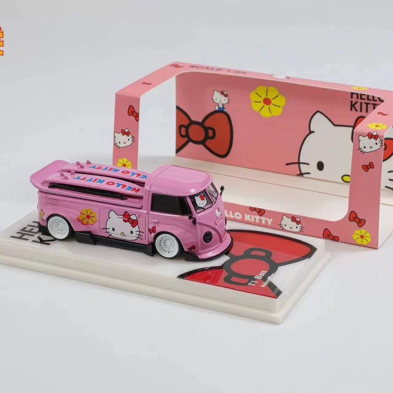 Mô hình xe Flame Volkswagen VW T1 Kombi Thân Rộng 1/64