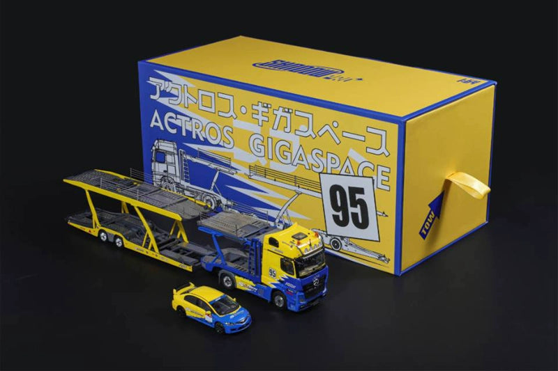 Mô hình xe GCD 1/64 Mercedes-Benz Actros Trailer
