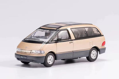Mô hình xe GCD 1/64 Toyota Bullet Previa MVP