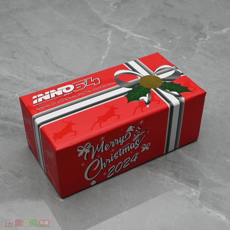 Mô hình xe INNO64 1/64 GT R50 2024 Special Edtion Christmas Edition