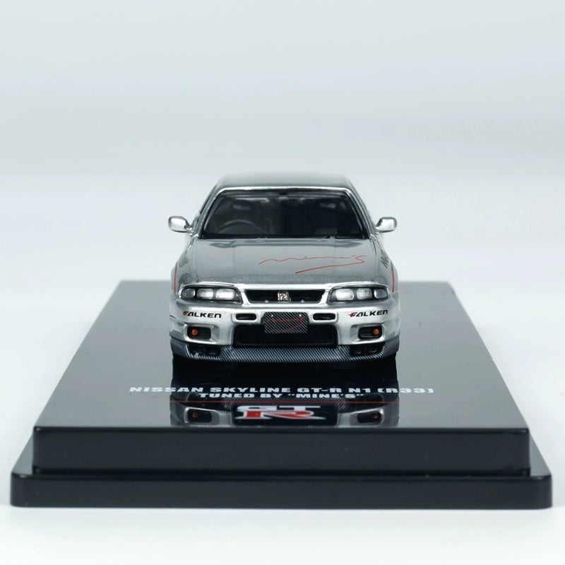Mô hình xe INNO64 1/64 Nissan Skyline GTR R33 Tuned by mines