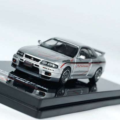 Mô hình xe INNO64 1/64 Nissan Skyline GTR R33 Tuned by mines