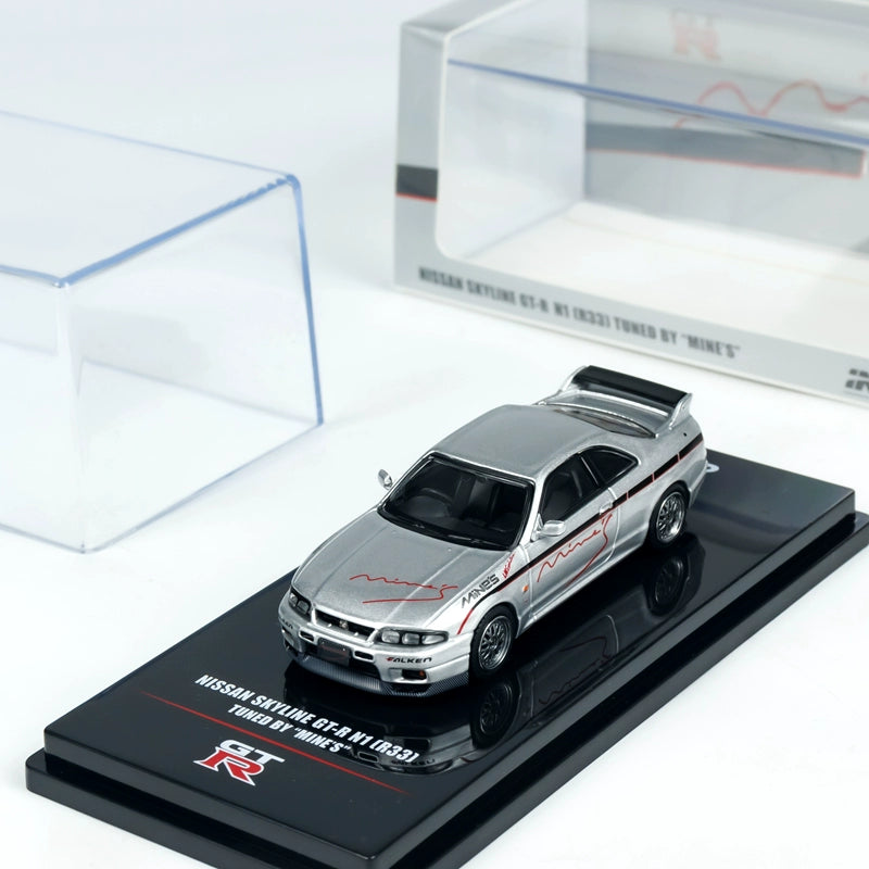 Mô hình xe INNO64 1/64 Nissan Skyline GTR R33 Tuned by mines