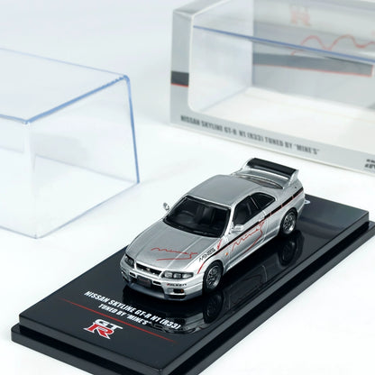 Mô hình xe INNO64 1/64 Nissan Skyline GTR R33 Tuned by mines