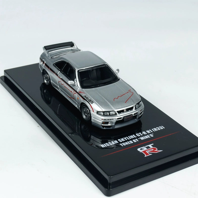 Mô hình xe INNO64 1/64 Nissan Skyline GTR R33 Tuned by mines