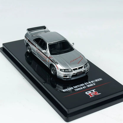 Mô hình xe INNO64 1/64 Nissan Skyline GTR R33 Tuned by mines
