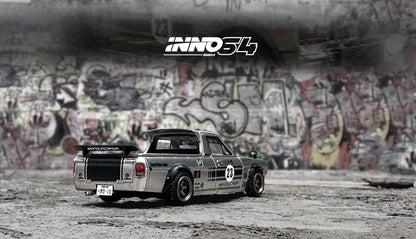 Mô hình xe INNO64 1/64 Nissan Sunny HAKOTORA Pick Up Truck