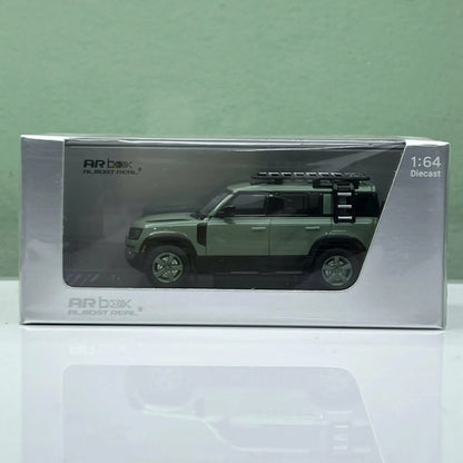 Mô hình xe Land Rover Defender 110 Green 70th ARBox 1:64 (Bản kỷ niệm)