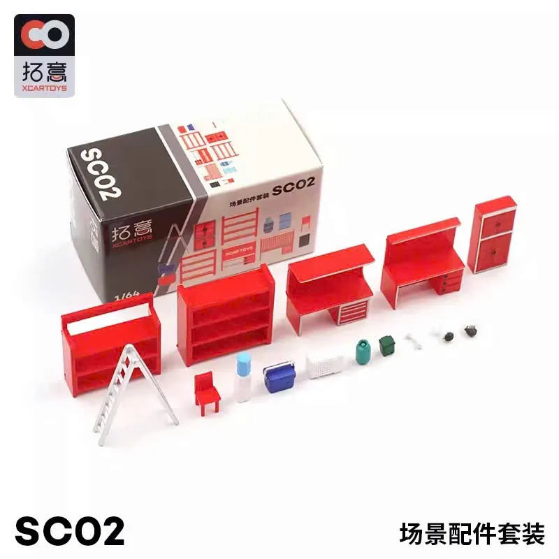 Mô hình xe - Phụ kiện Diorama Xcartoys