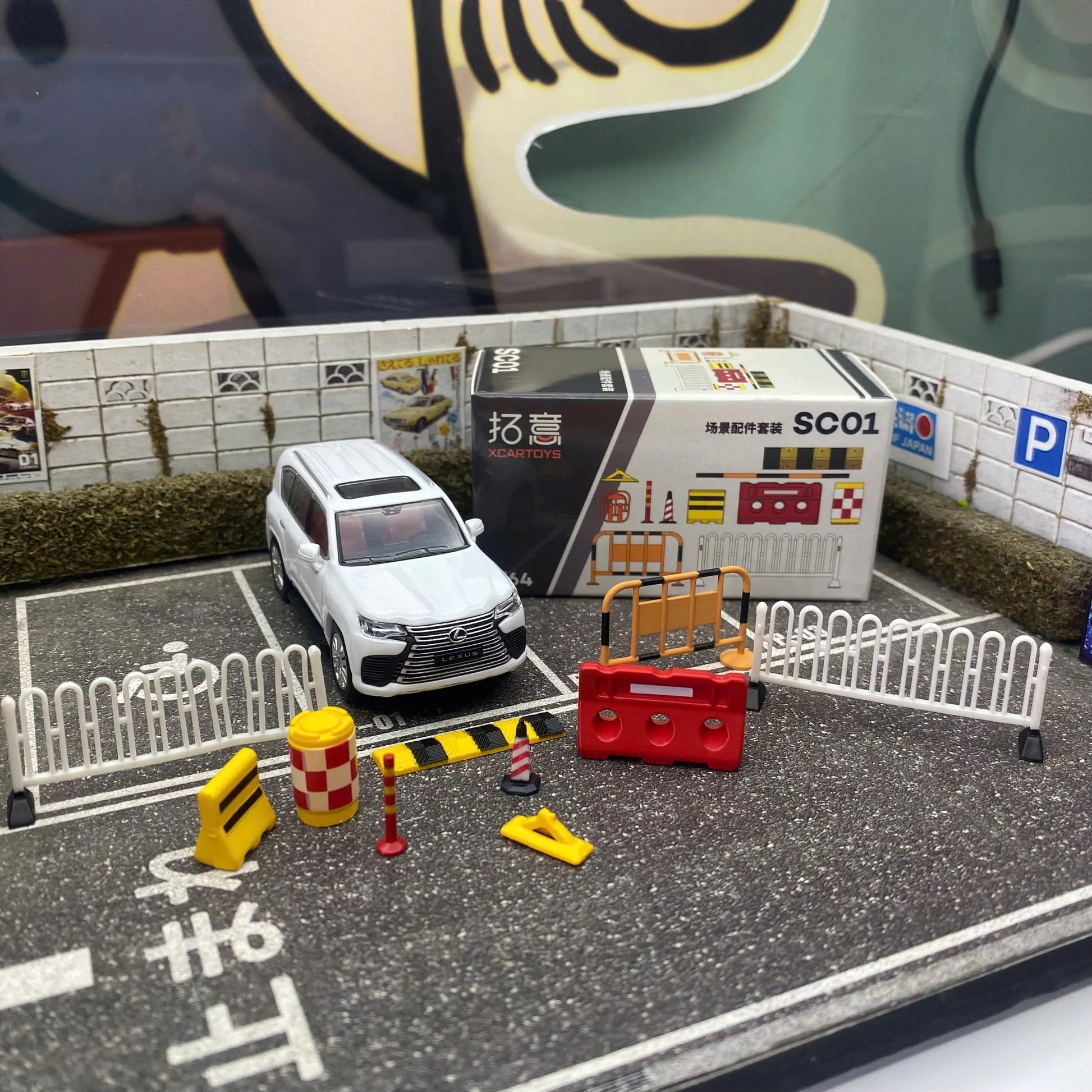 Mô hình xe - Phụ kiện Diorama Xcartoys