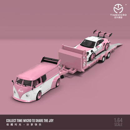 Mô hình xe Time Micro 1/64 Bộ xe tải kéo