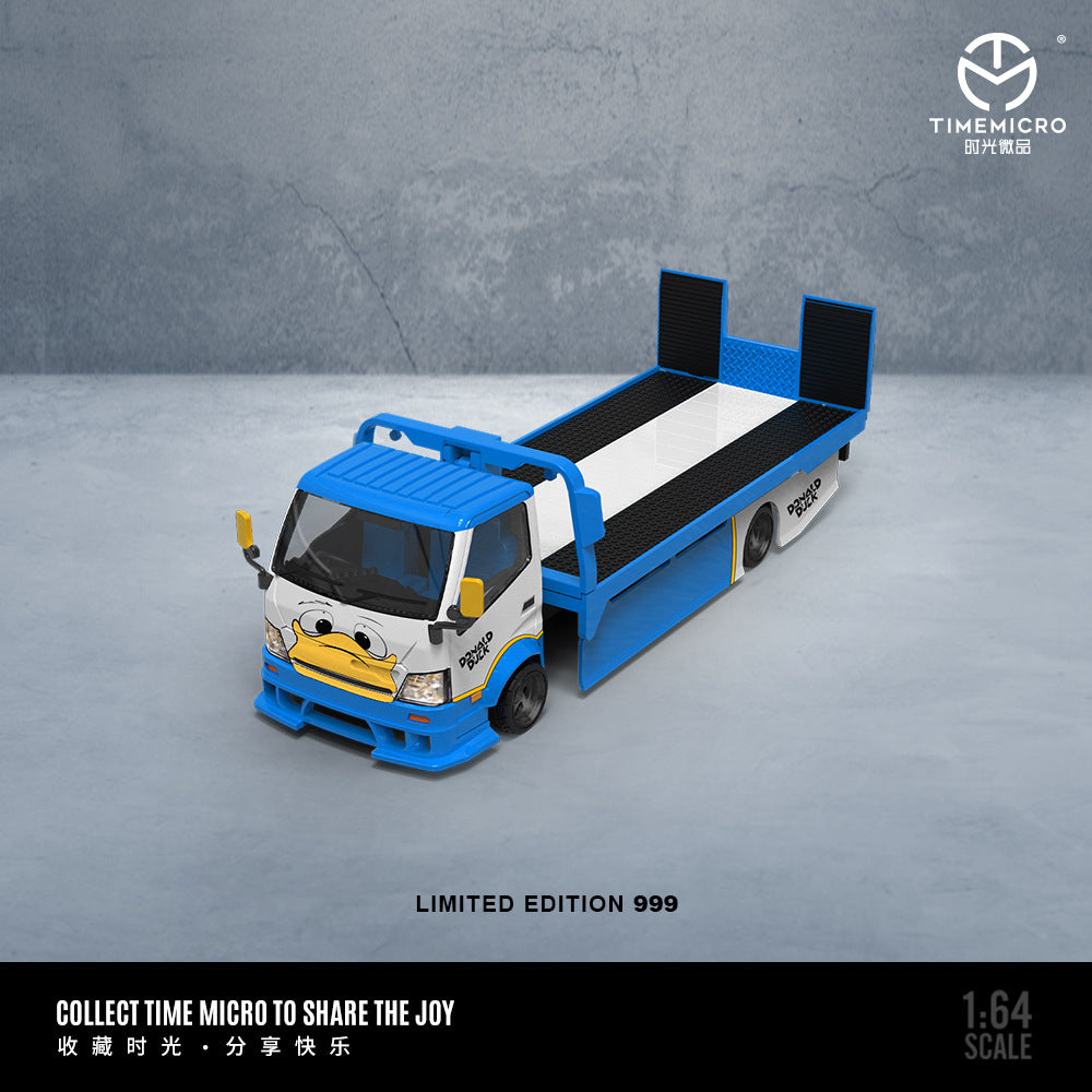 Mô hình xe Time Micro 1/64 Mini Cooper vịt Donald