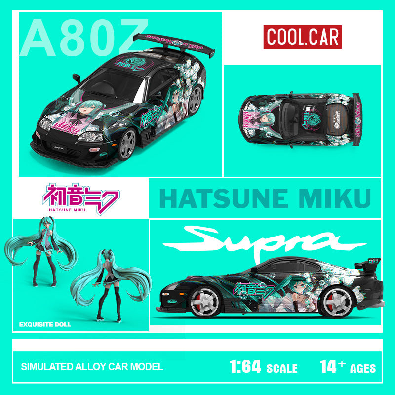 Mô hình xe Time Micro 1/64 Speed Master A80Z Hatsune