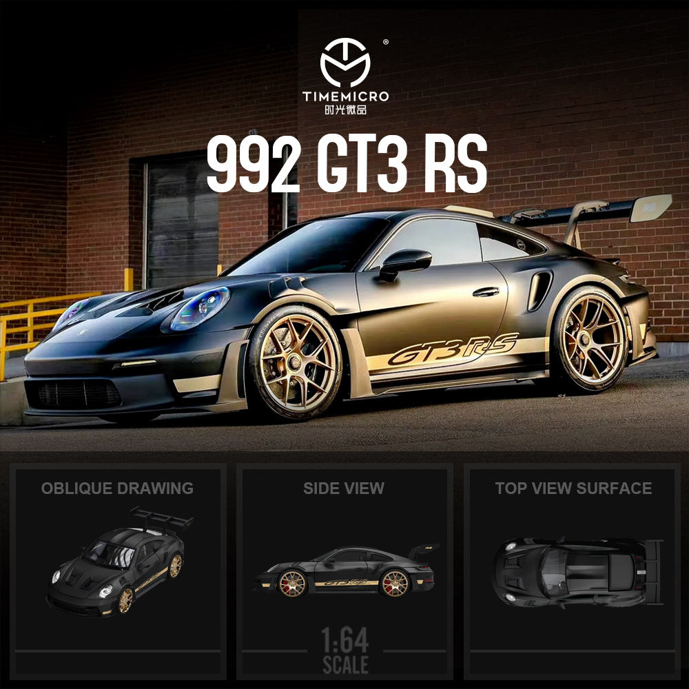 Mô hình xe Time Micro 1/64 Xe bus T1 Volkswagen và Porsche 992