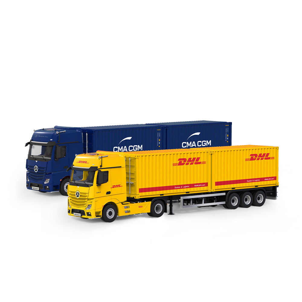 Mô hình xe Time Micro 1/64 xe tải Mercedes-Benz Actros Shiguang & Perka