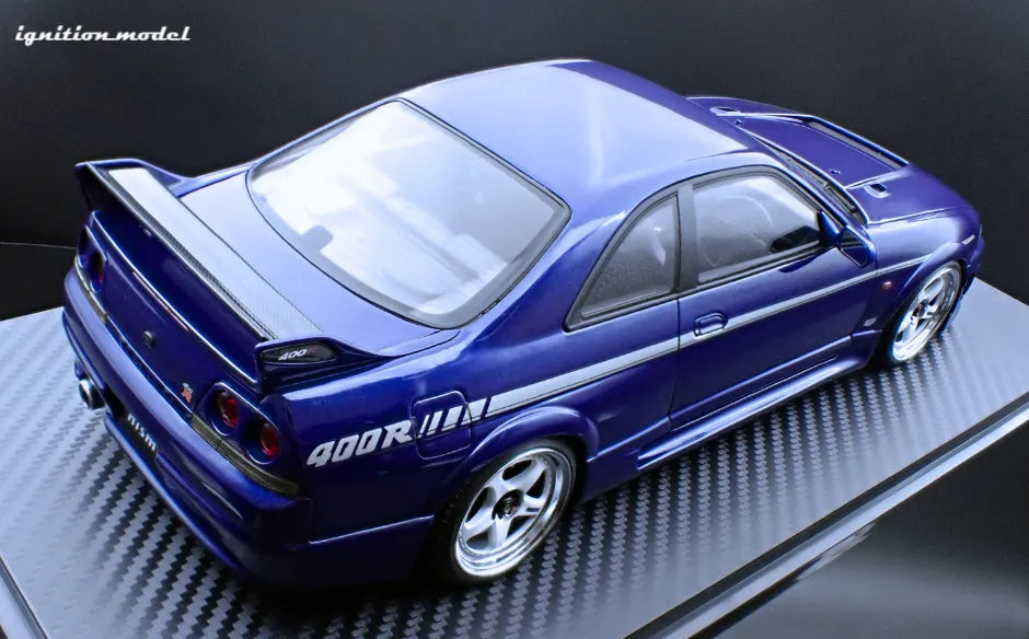 [PRE-SALE Q3/2025] Mô hình xe Ignition Model 1:18 NISMO 400R (BCNR33) Deep Marine Blue - IG3655