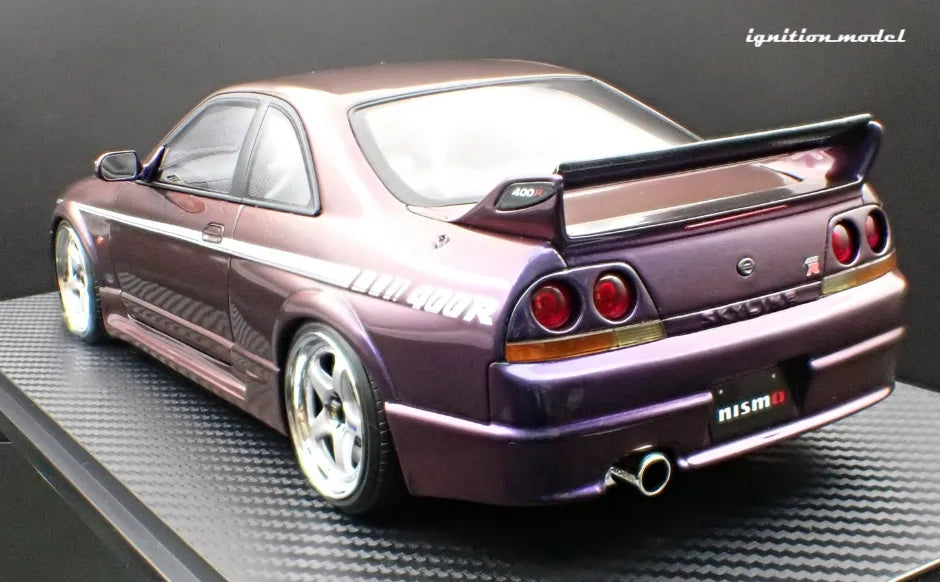 [PRE-SALE Q3/2025] Mô hình xe Ignition Model 1:18 NISMO 400R (BCNR33) Purple Metallic - IG3657