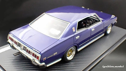 [PRE-SALE Q3/2025] Mô hình xe Ignition Model 1:18 Nissan Cedric Brougham (330) Blue Metallic - IG3560