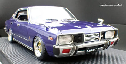 [PRE-SALE Q3/2025] Mô hình xe Ignition Model 1:18 Nissan Cedric Brougham (330) Blue Metallic - IG3560