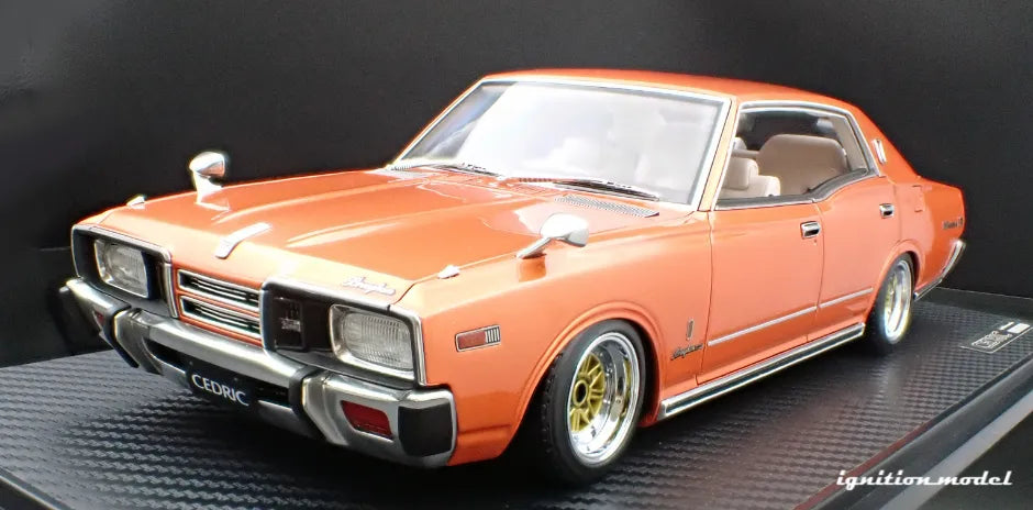 [PRE-SALE Q3/2025] Mô hình xe Ignition Model 1:18 Nissan Cedric Brougham (330) Copper Orange - IG3558
