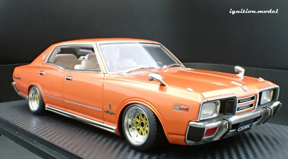 [PRE-SALE Q3/2025] Mô hình xe Ignition Model 1:18 Nissan Cedric Brougham (330) Copper Orange - IG3558