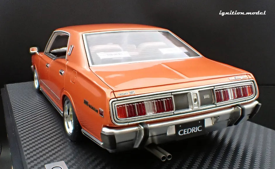 [PRE-SALE Q3/2025] Mô hình xe Ignition Model 1:18 Nissan Cedric Brougham (330) Copper Orange - IG3558