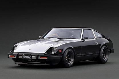 [PRE-SALE Q1/2025] Mô hình xe Ignition Model 1:18 Nissan Fairlady Z (S130) Black/Silver - IG3517