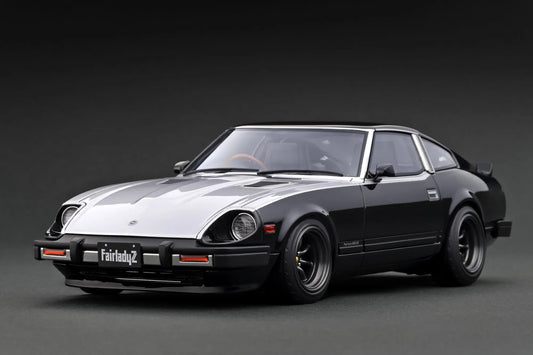[PRE-SALE Q1/2025] Mô hình xe Ignition Model 1:18 Nissan Fairlady Z (S130) Black/Silver - IG3517